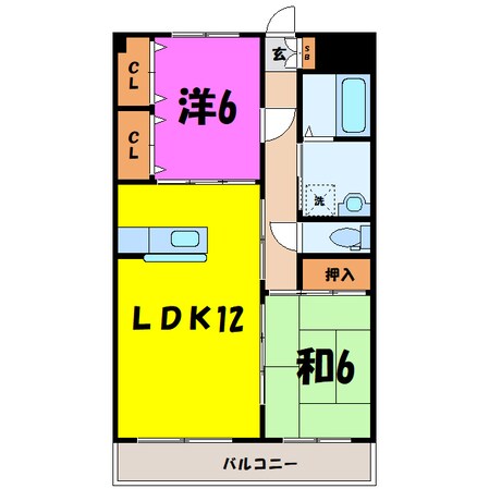 ナヌムIWAO（前橋市総社町植野）の物件間取画像